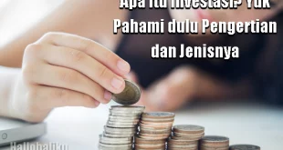 Apa itu investasi