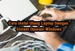 Cara Instal Ulang Laptop