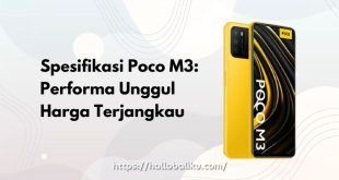 Spesifikasi Poco M3